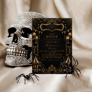 Vintage Carnival Halloween Party Invitation