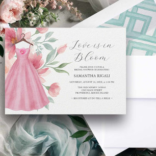 Pink & Sage Blue Bridal Shower Invitations Online