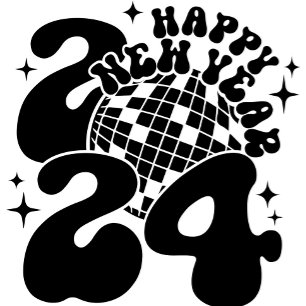 New Year Sparkle Square Paper Coaster