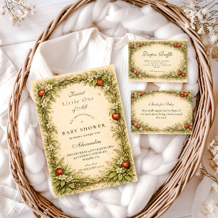 Woodland Apple Storyboo Baby Shower Napkin