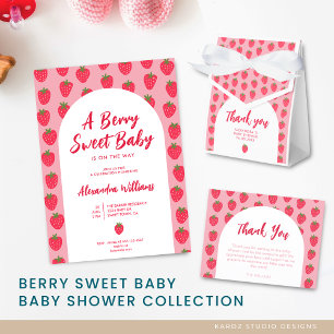 Berry Sweet Baby Shower Invitation