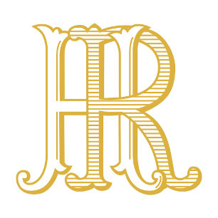 HR Monogram or RH Monogram Wedding Invitations