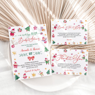 Baby Shower Winter Christmas  Napkin