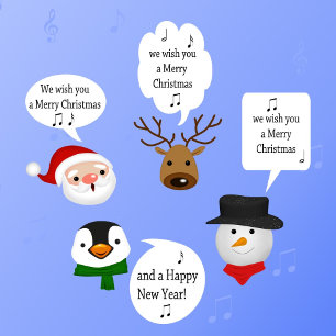 Funny We Wish You a Merry Christmas Magnet