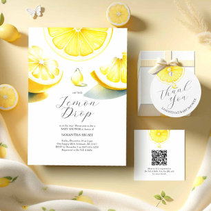 Lemon Drop Invitations Sip and See