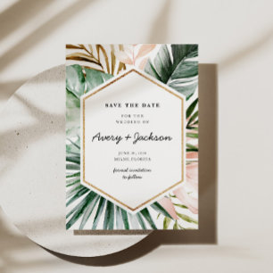 Lush Tropics Wedding Invitation