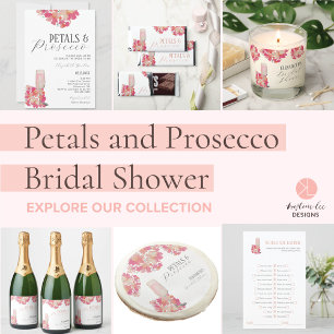 Budget Petals & Prosecco Bridal Shower Floral Pink
