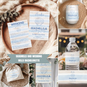 Seashells and Wedding Bells Bachelorette Napkin