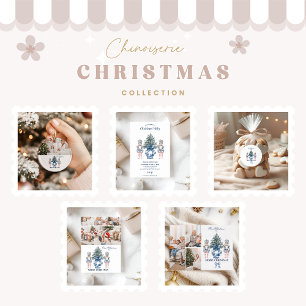 Blue Chinoiserie Nutcracker Christmas