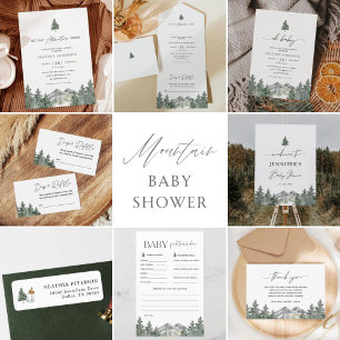 A Little Wild One Is On The Way Baby Shower Invitation