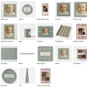 elegance big many images collage gifts wrapping paper