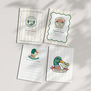 Margs Mallards & Matrimony Lake Bachelorette Thank You Card