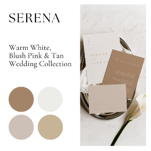 Elegant Pale Taupe Wedding Details Enclosure Card
