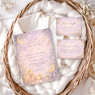 Little Princess Celestial Baby Shower Invitation
