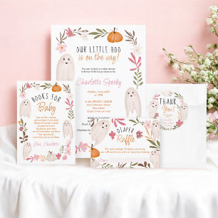 Halloween Ghosts Cute baby shower thank you Classic Round Sticker