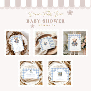 Cute Jean Baby Denim Baby Shower Napkin