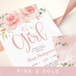 Pink & Gold Cards & Gifts Sign