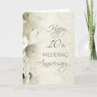 10th Wedding  Anniversary  Cards  Invitations Zazzle co uk 