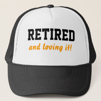 Retirement Hats & Retirement Trucker Hat Designs | Zazzle.co.uk