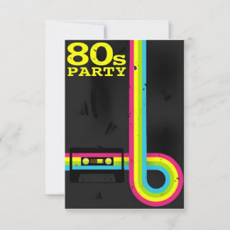 80s Invitations & Announcements | Zazzle.co.uk