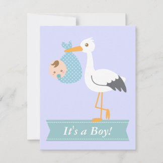 Stork Baby Shower Invitations & Announcements  Zazzle.co.uk