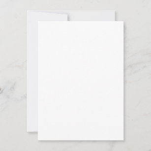 Flat Invitation, Size: 11.4 cm x 16 cm, Paper: Matte, Envelopes: White