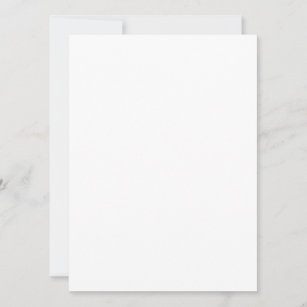 Flat Invitation, Size: 14 cm x 19 cm, Paper: Matte, Envelopes: White