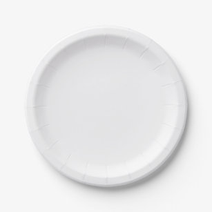 Paper Plates, 17.8 cm Round Paper Plate