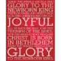 Christmas Song Lyrics Hark the Herald Angels Sing Poster | Zazzle.co.uk