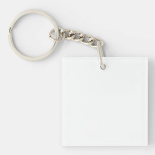 Acrylic Key Ring, Square (single-sided)