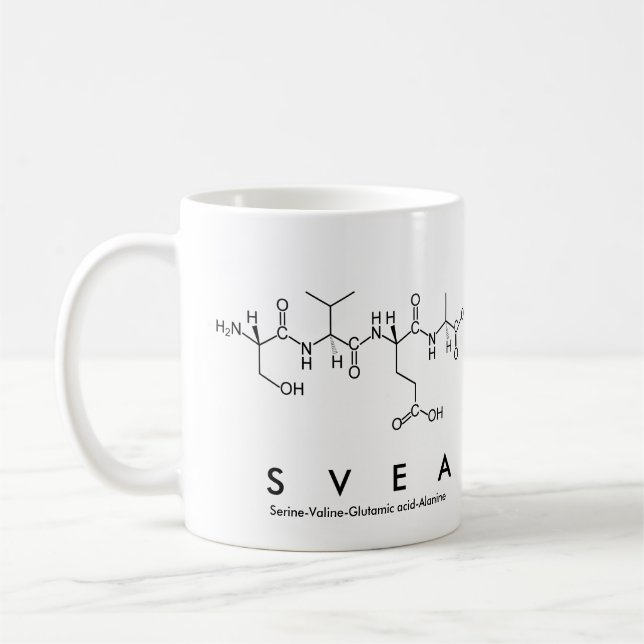 Svea peptide name mug (Left)