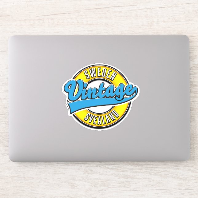 Svealand Sweden Vintage style logo (Computer)