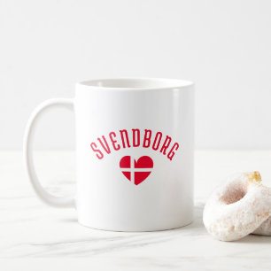 SVENDBORG Denmark Heart Coffee Mug