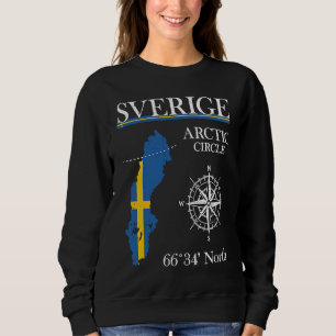 Sverige Arctic Circle Adventure Sweden Swedish F Sweatshirt