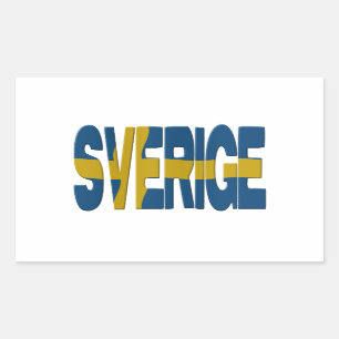 Sverige Rectangular Sticker