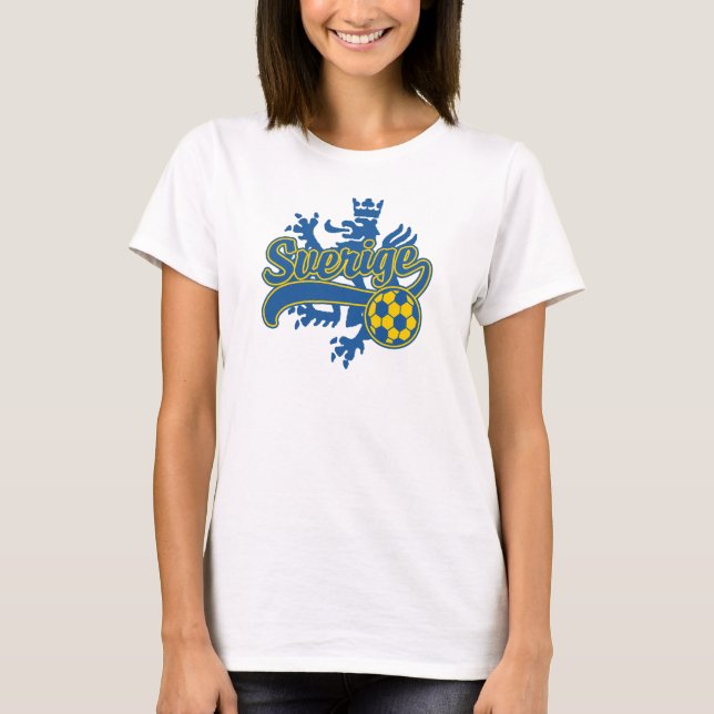 Sverige Soccer T-Shirt (Front)