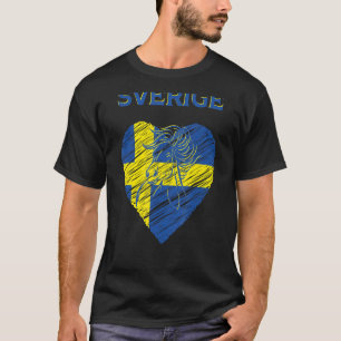 Sverige Swedish Dala Horse T-Shirt