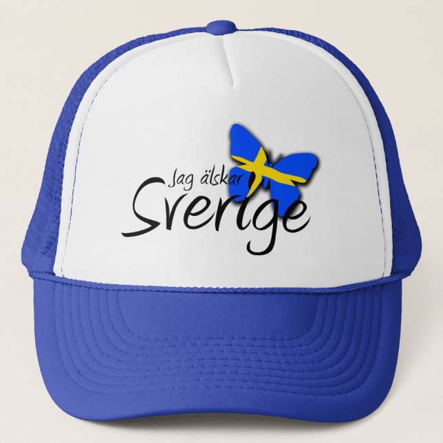 Sverige Trucker Hat (Front)