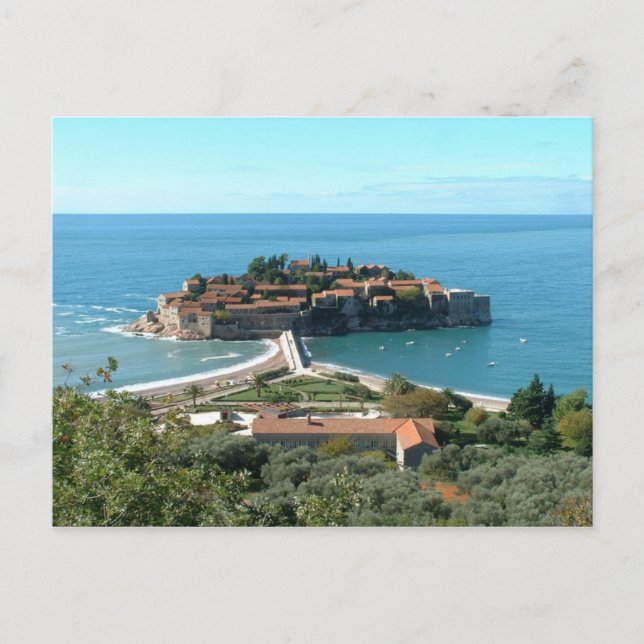 Sveti Stefan Postcard (Front)