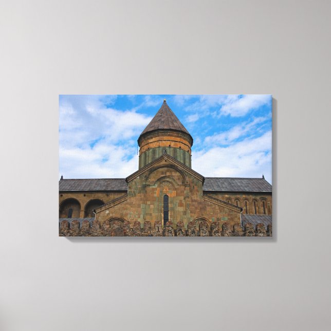 Svetistkhoveli monastery Mtskheta Georgia Canvas Print (Front)
