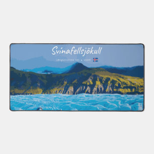 Svínafellsjökull, Iceland - Glacier View Desk Mat