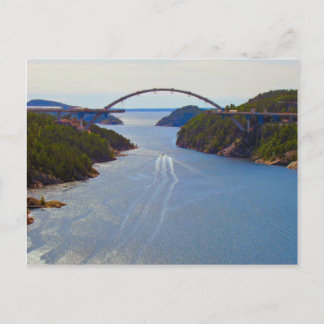 Svinesund new bridge postcard