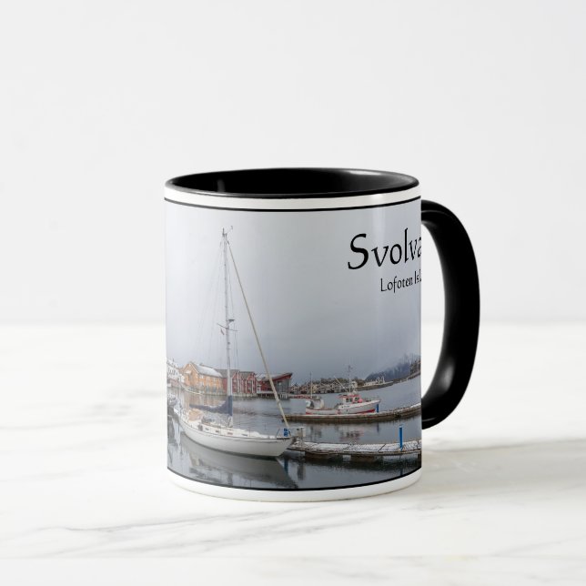 Svolvaer Lofoten Islands Mug (Front Right)