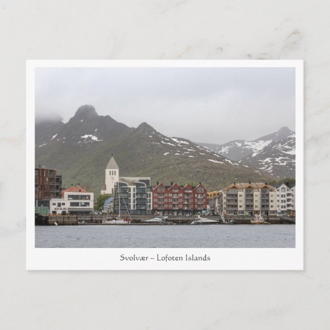 Svolvaer Lofoten Islands Postcard (Front)