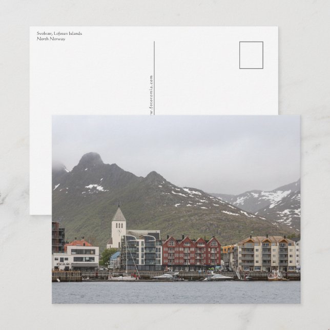 Svolvaer Lofoten Islands Postcard (Front/Back)