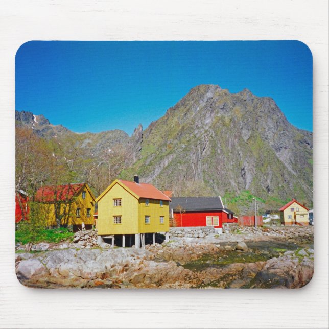 Svolvaer, Norway Mouse Mat (Front)
