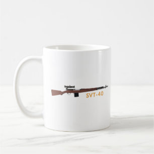 SVT-40 Soviet WW2 Sniper Rifle Coffee Mug