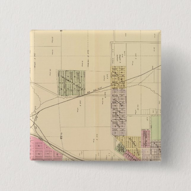 SW Omaha, Nebraska 15 Cm Square Badge (Front)