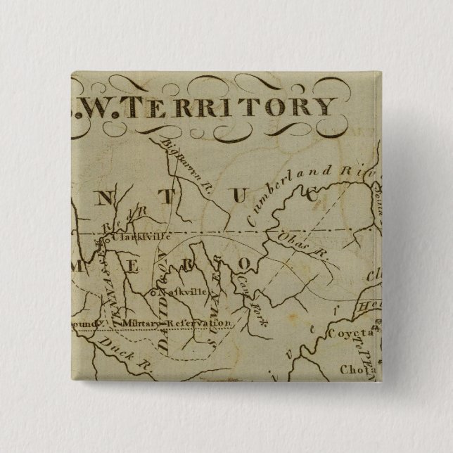 SW Territory 15 Cm Square Badge (Front)
