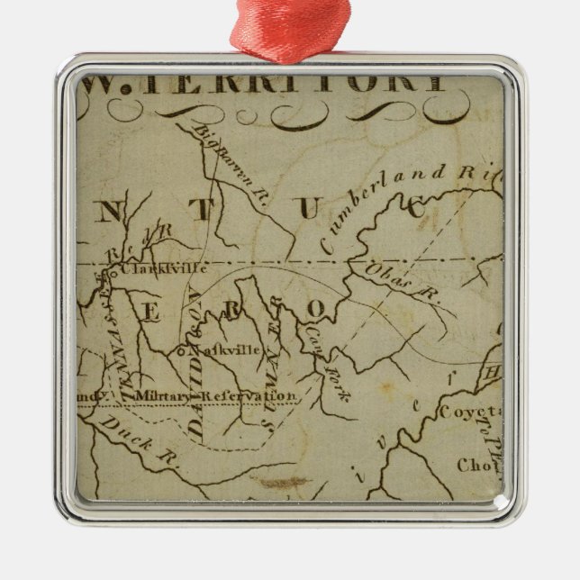 SW Territory Metal Tree Decoration (Front)